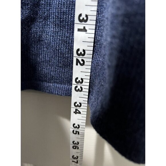 Talbots Petite Blue Cotton Blend  Open Front Knit Cardigan Sweater Petite 2X - Picture 5 of 9